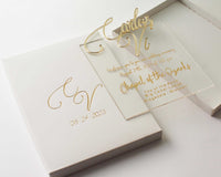 elegant wedding invitation